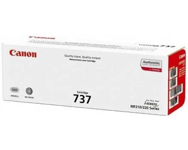 Toner Canon 737, acoperire 2400 pagini (Negru)