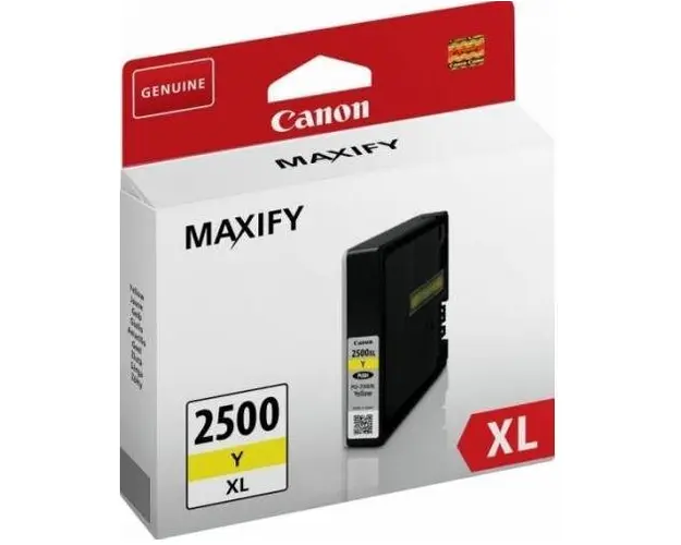 Cartus cerneala Canon PGI-2500XL Y, acoperire 1520 pagini, 19.3 ml (Galben)