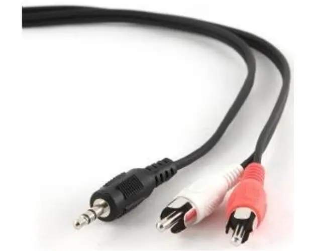 Cablu Audio Gembird 1 x Jack 3.5mm - 2 x RCA, 2.5m