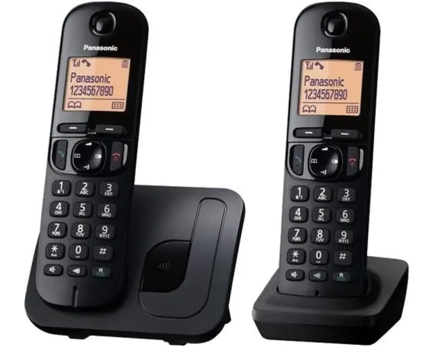 Telefon Fix Twin Panasonic KX-TGC212FXB (Negru)
