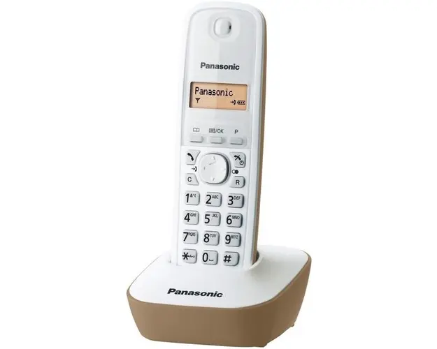 Telefon Fix Panasonic KX-TG1611FXJ (Alb/Maro)