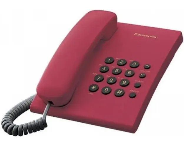 Telefon Fix Panasonic KX-TS500FXR (Rosu)