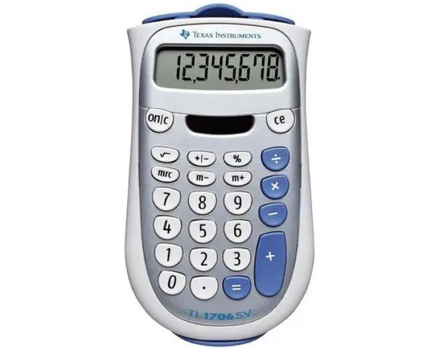 Calculator de birou Texas Instruments TI-1706 SV, 8-digit