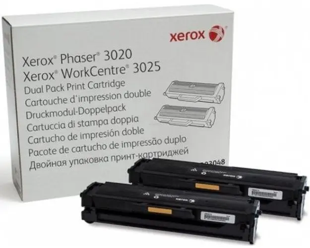 Toner Xerox 106R03048, 3000 pagini (Negru - pachet dublu)