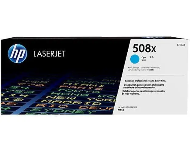 Toner HP LaserJet 508X, 9500 pagini (Cyan XL)