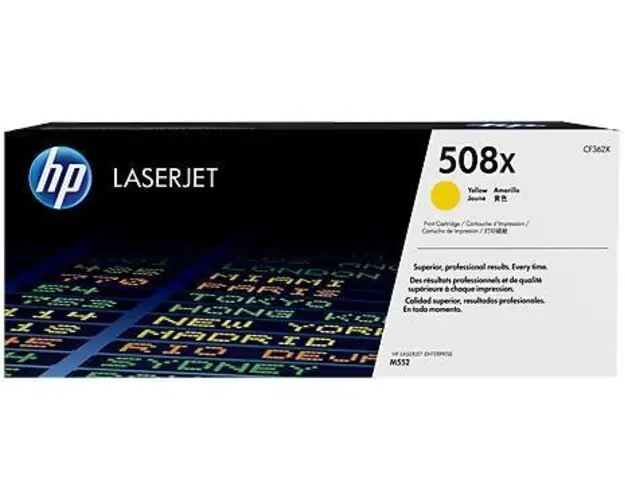 Toner HP LaserJet 508X, 9500 pagini (Galben XL)