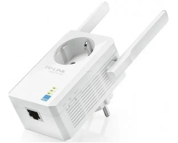 Range Extender Wireless TP-Link TL-WA860RE, 300 Mbps, Wall-Plug, AC Passthrough, 2 Antene detasabile