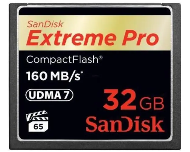 Card de memorie SanDisk Compact Flash Extreme Pro 32GB, 160MB/s