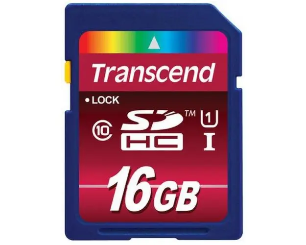 Card de memorie Transcend SDHC, 16GB, Clasa 10, UHS-1, Ultimate HD Video