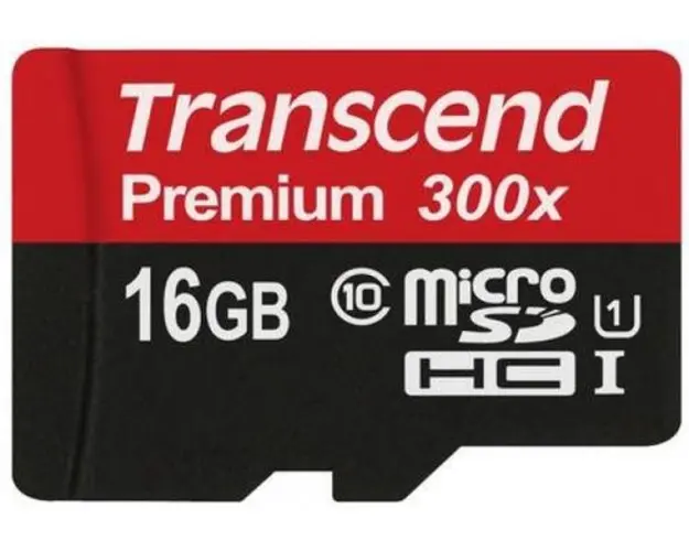 Card de memorie Transcend microSDHC, 16GB, Clasa 10, UHS-I