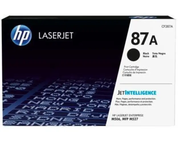 Toner HP LaserJet 87A, 9000 pagini (Negru)
