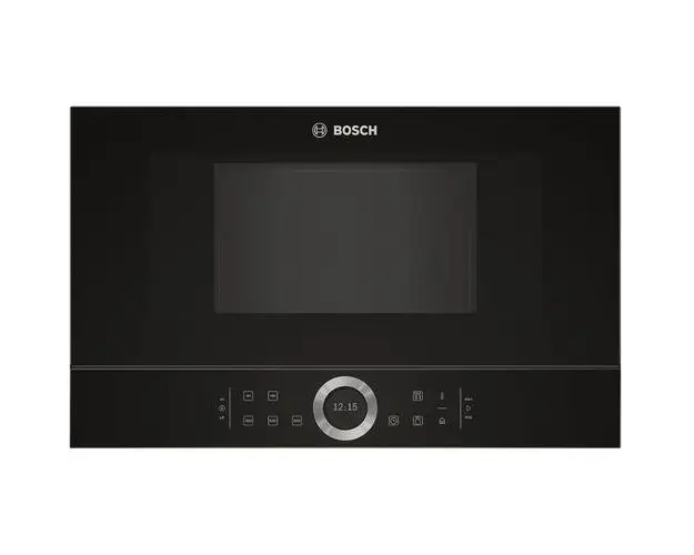 Cuptor cu microunde incorporabil BOSCH BFL634GB1, 900 W, 21 L, 5 trepte (Negru)