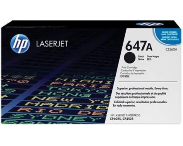 Toner HP LaserJet 647A, 8500 pagini (Negru)