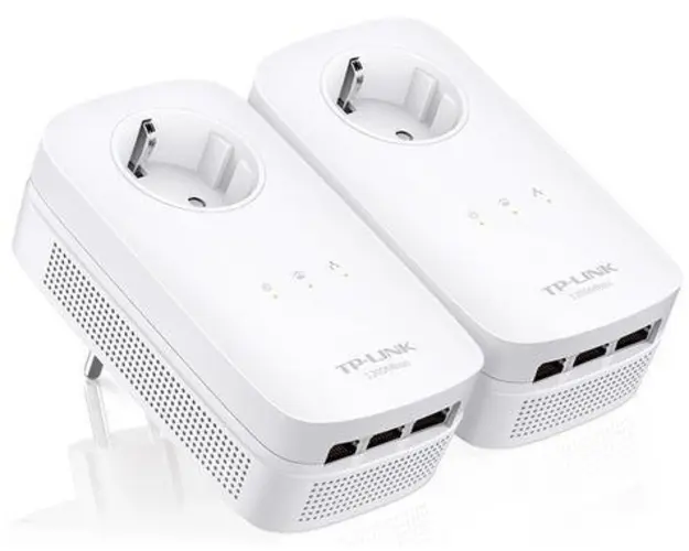 Kit Adaptoare Powerline TP-LINK TL-PA8030P KIT, Gigabit, 1200 mbps