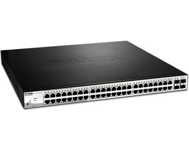 Switch D-Link DGS-1210-52MP, Gigabit, 48 porturi, PoE, 4 x SFP