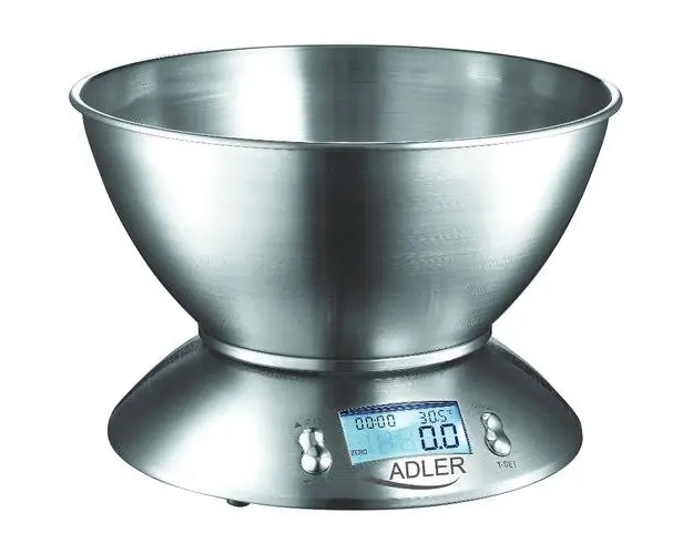 Cantar de bucatarie Adler AD3134, 5 kg, Inox