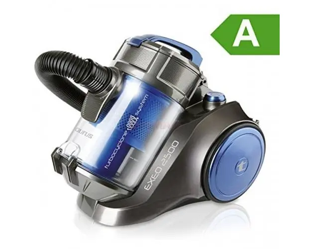 Aspirator fara sac Taurus Exeo 2500, 3.5l, 700W, Clasa A, Albastru