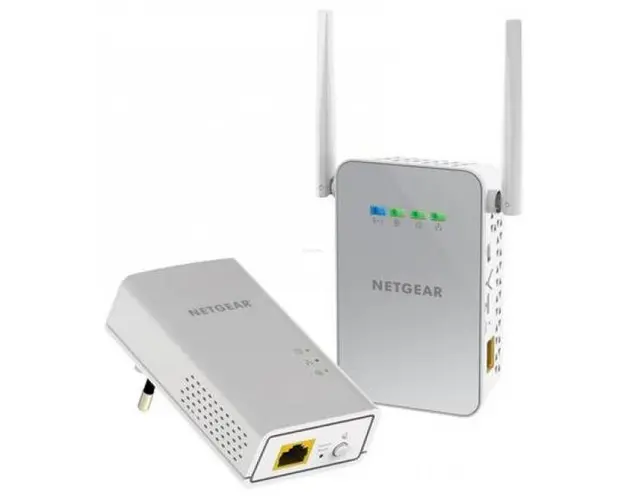 Kit Adaptoare Powerline Netgear PLW1000-100PES, Gigabit, 1000 Mbps
