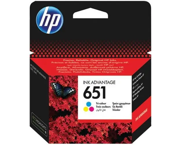 Cartus cerneala HP 651, acoperire 300 pagini (Color)
