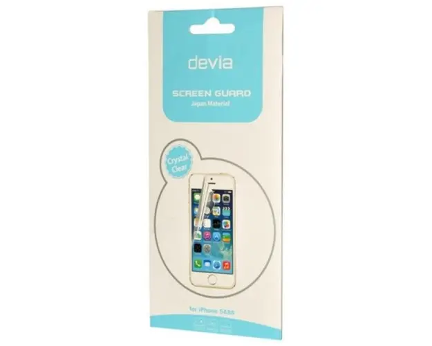 Folie protectie Devia Original DVORFOLFSIPH5BK pentru Apple iPhone 5/5S (1buc fata, 1buc spate)