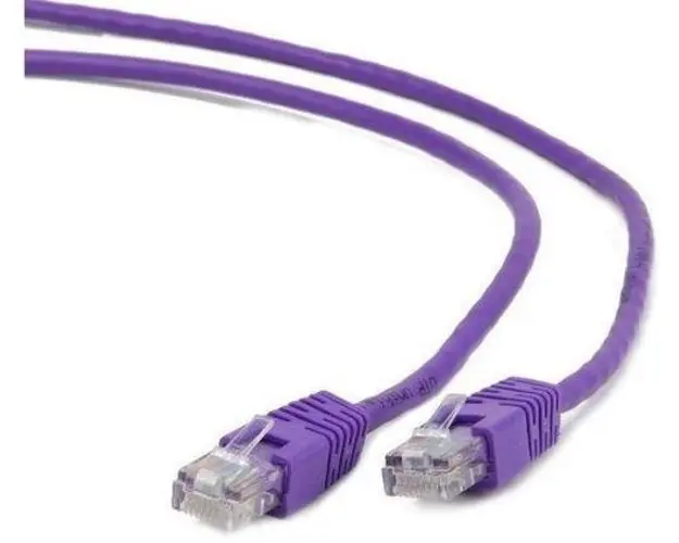 Cablu UTP Gembird PP12-1M/V, Patchcord, CAT.5e, 1m (Violet)