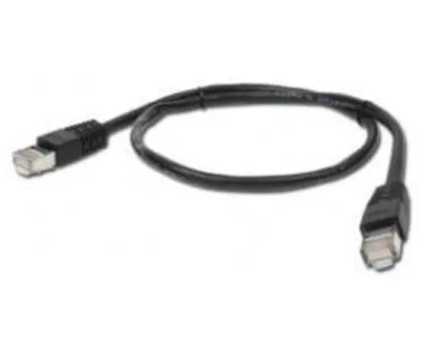 Cablu FTP Gembird PP22-0.5M/BK, Patchcord, CAT.5e, 0.5m (Negru)