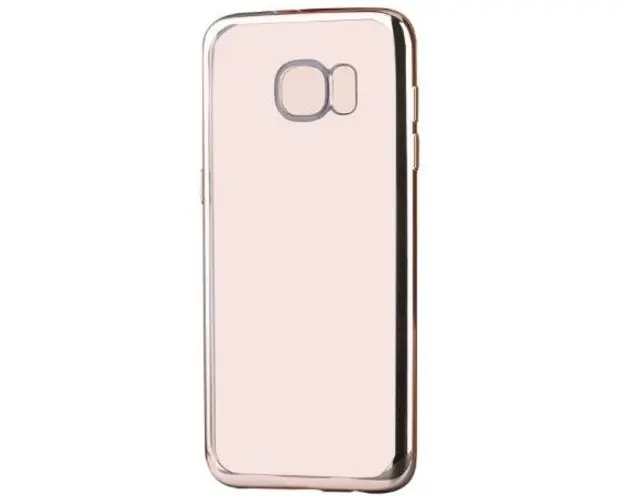 Protectie spate Devia Glitter Soft DVGLTSFG930CG pentru Samsung Galaxy S7 (Auriu)