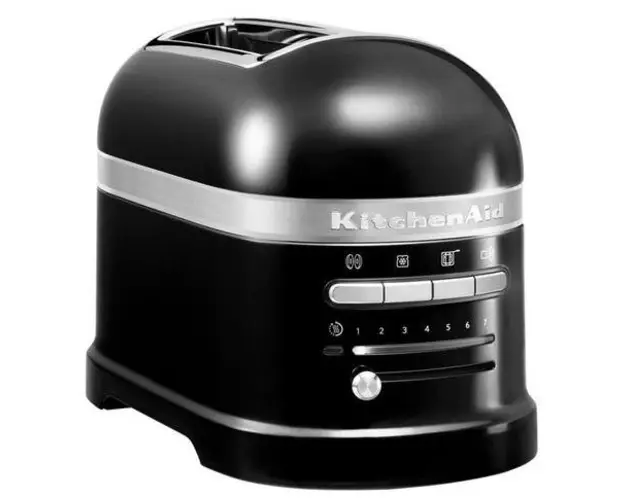 Prajitor de paine KITCHENAID Artisan, 1250W, 2 felii (Negru)