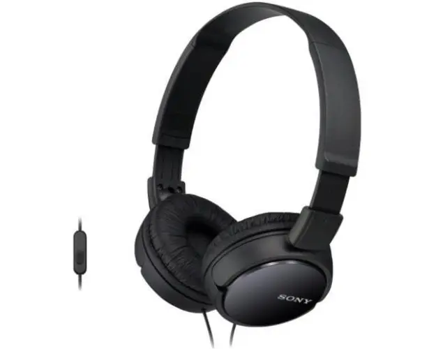 Casti Stereo Sony MDRZX110APB, Jack 3.5mm, Microfon (Negru)