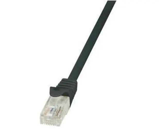 Cablu UTP LogiLink CP1033U, Patchcord, CAT.5e, 1m (Negru)