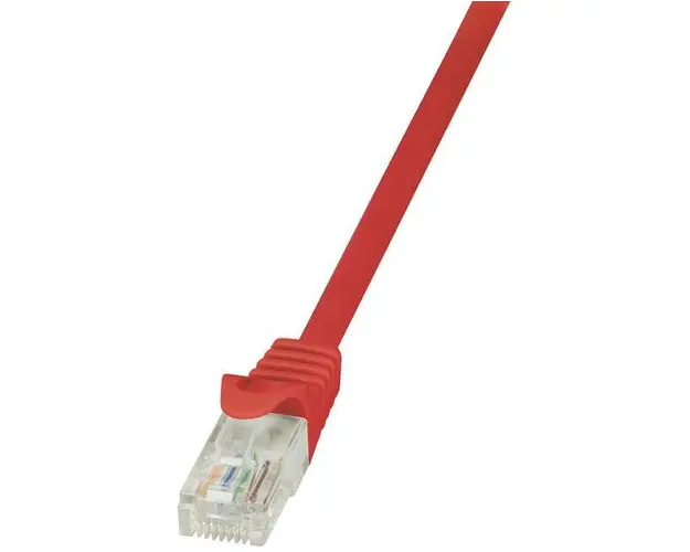 Cablu UTP LogiLink CP1074U, Patchcord, CAT.5e, 5m (Rosu)