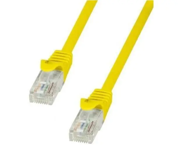 Cablu UTP LogiLink CP1057U, Patchcord, CAT.5e, 2m (Galben)
