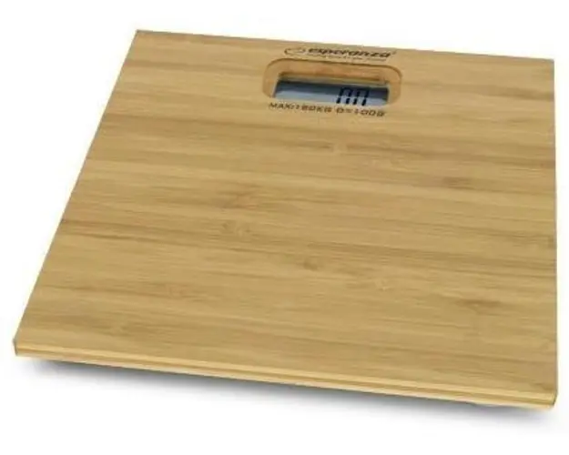 Cantar de baie Esperanza Bamboo EBS012, 180 Kg (Maro)