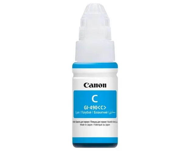 Cartus cerneala Canon GI-490 C, acoperire aprox. 7000 pagini (Cyan)