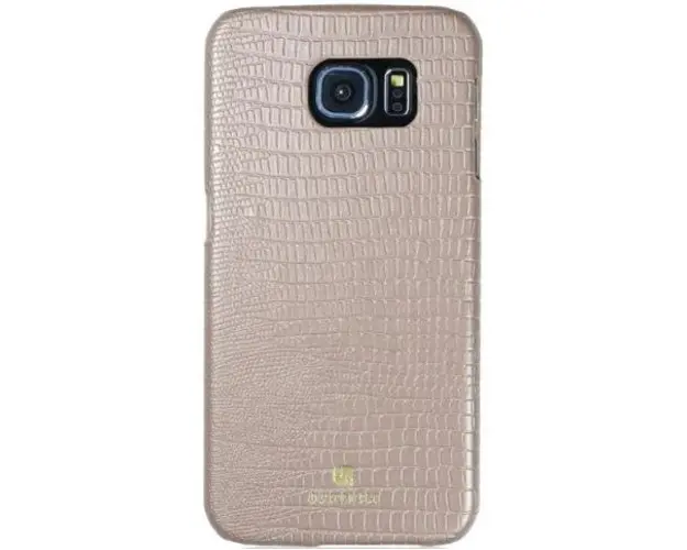Protectie spate Just Must Croco JMCRG920BG pentru Samsung Galaxy S6 (Bej)