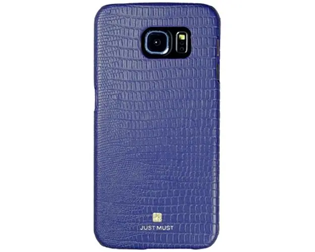 Protectie spate Just Must Croco JMCRG920NV pentru Samsung Galaxy S6 (Albastru)