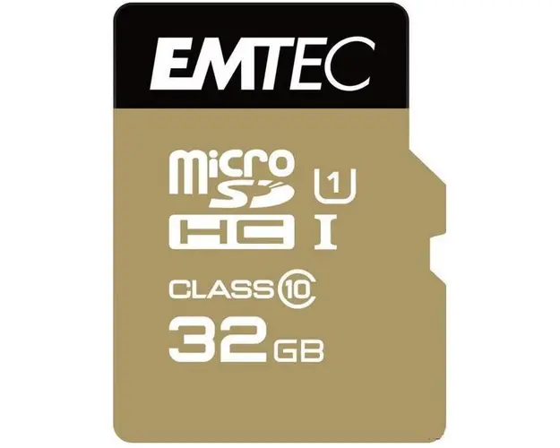 Card de memorie Emtec ECMSDM32GHC10GP, microSDHC, 32GB, Clasa 10 + Adaptor SD