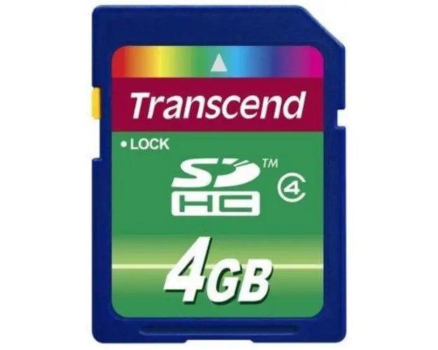 Card de memorie Transcend TS4GSDHC4, SDHC, 4GB, Clasa 4