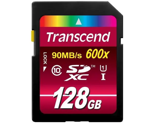 Card de memorie Transcend TS128GSDXC10U1, SDXC, 128GB, Clasa10, UHS-I, 600x