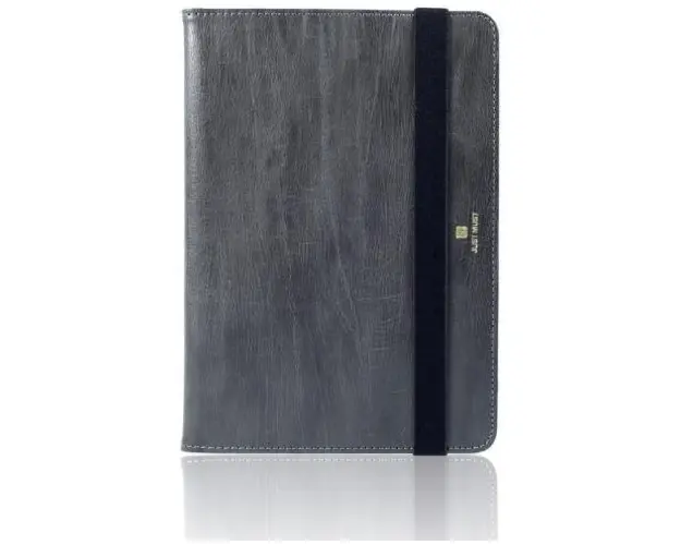 Husa Book cover Just Must Vintage JMVTG7-8GR pentru tablete de la 7inch pana la 8inch (Gri)