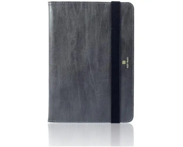 Husa Book cover Just Must Vintage JMVTG8-9GR pentru tablete de la 8inch pana la 9inch (Gri)
