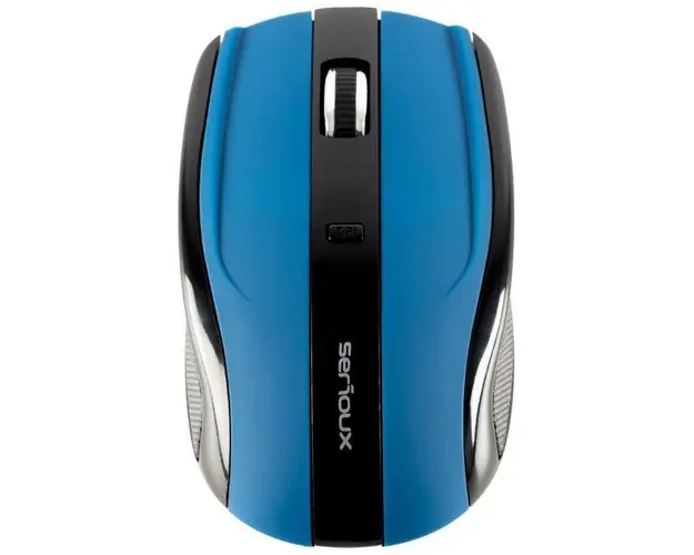 Mouse Wireless Serioux RAINBOW 400 (Albastru)