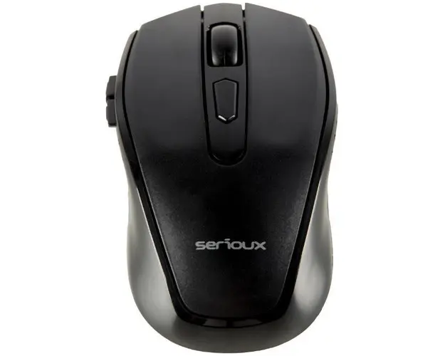 Mouse Wireless Serioux PASTEL 600 (Negru)