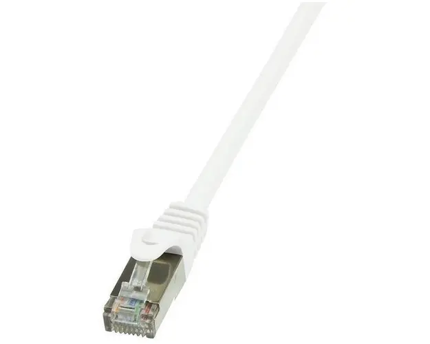 Cablu F/UTP LogiLink CP2021S, Patchcord, CAT.6, 0.5m (Alb)