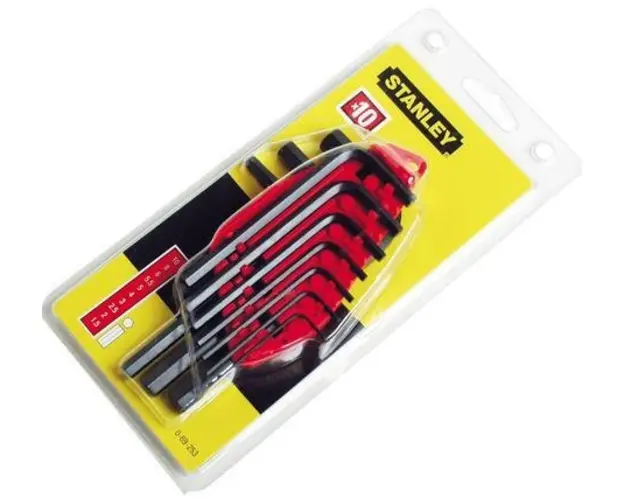 Set de 10 imbusuri Stanley 1.5-10mm