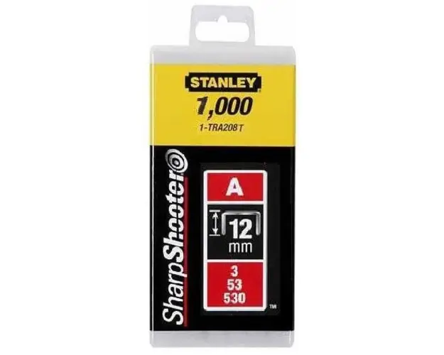 Pachet 1000 capse Stanley 12 mm