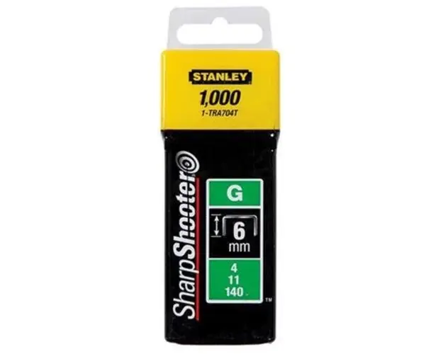 Pachet 1000 capse Stanley 6 mm