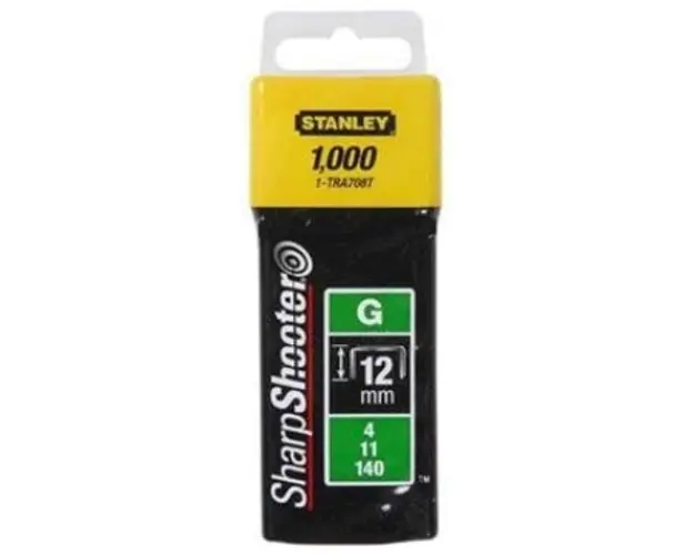 Pachet 1000 capse Stanley 12 mm