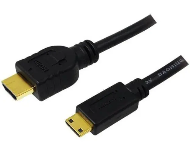 Cablu LogiLink CH0022, HDMI - miniHDMI, 1.5m, conectori auriti