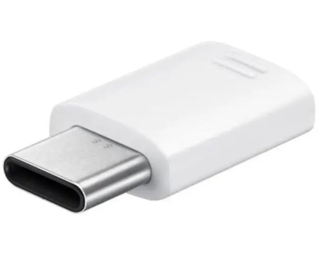 Adaptor Samsung EE-GN930BWEGWW, MicroUSB - USB Tip-C (Alb)